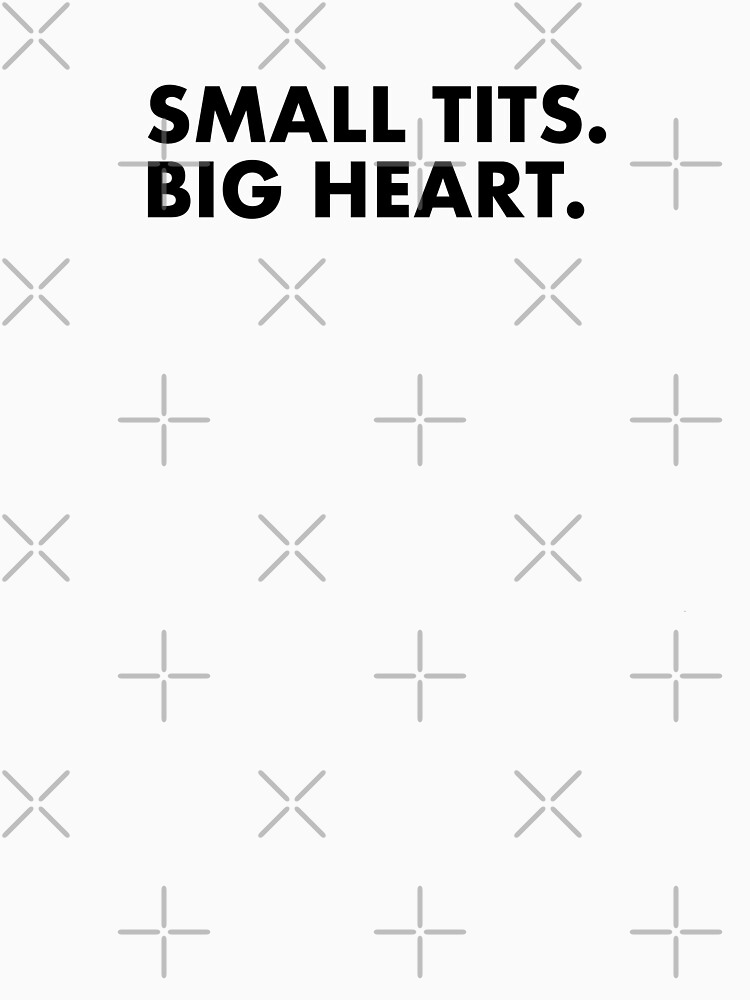 Small Tits Big Heart Sticker for Sale by SmithDigital