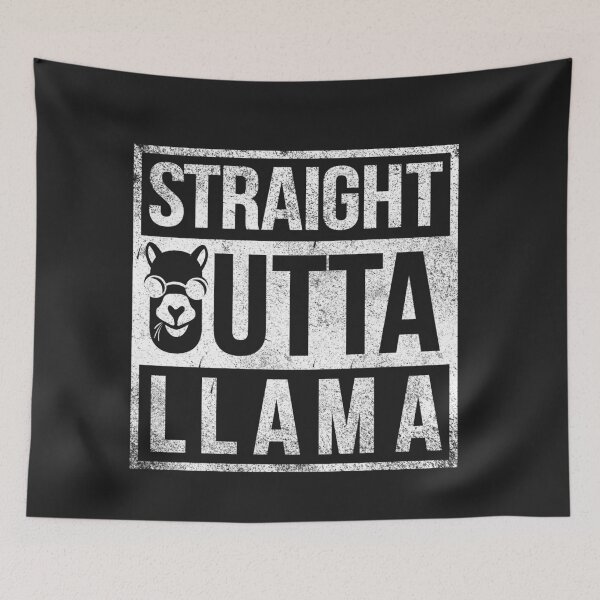 Item preview, Straight Outta Llama designed and sold by SamMeow.