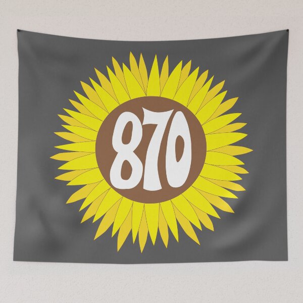 Item preview, Hand Drawn Arkansas Sunflower 870 Area Code designed and sold by itsrturn.