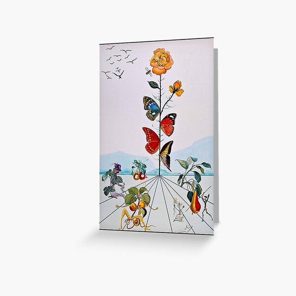 Item preview, BUTTERFLY ROSE Vintage Abstract Dali -  designed and sold by lmmduyg.