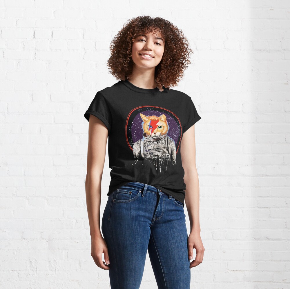 david bowie cat shirt