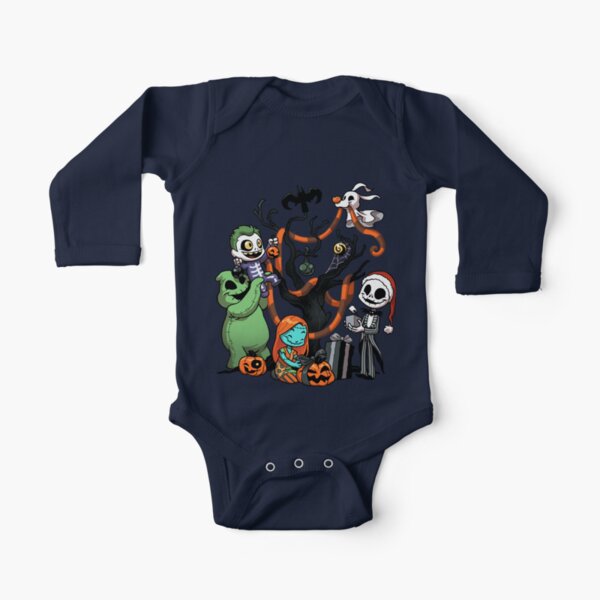 Nightmare Tree Long Sleeve Baby One-Piece