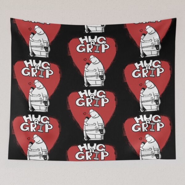 Item preview, “Hug A Grip” designed and sold by SetSketches.