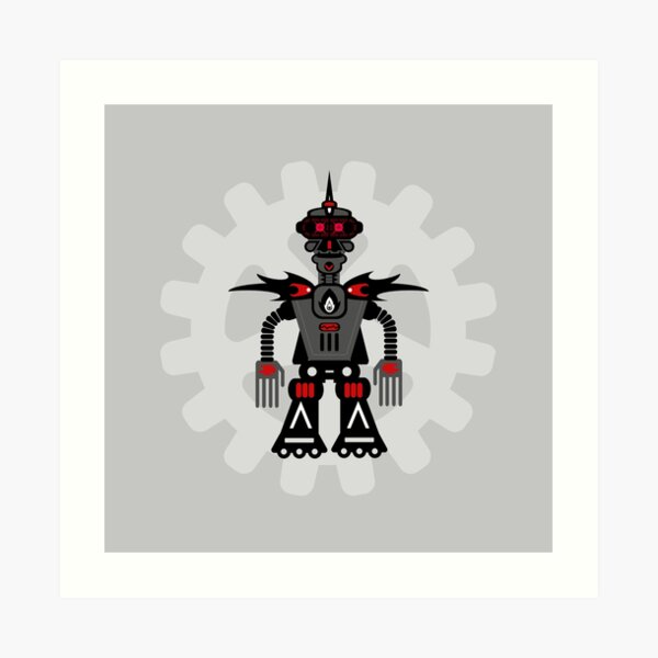 Evil Robot Art Print