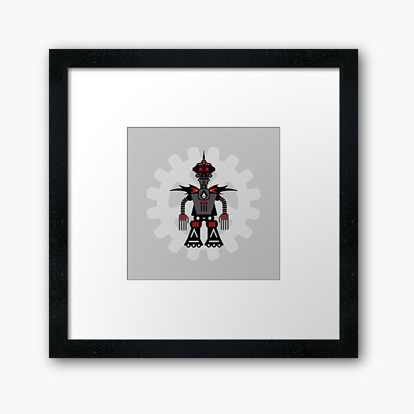 Evil Robot Framed Art Print