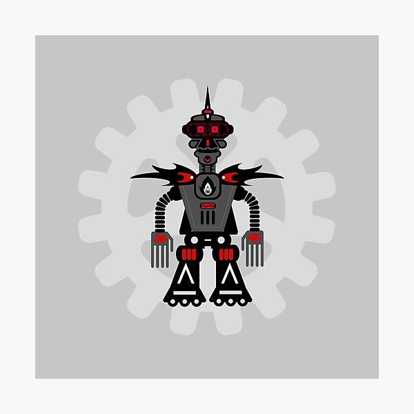 Evil Robot Photographic Print