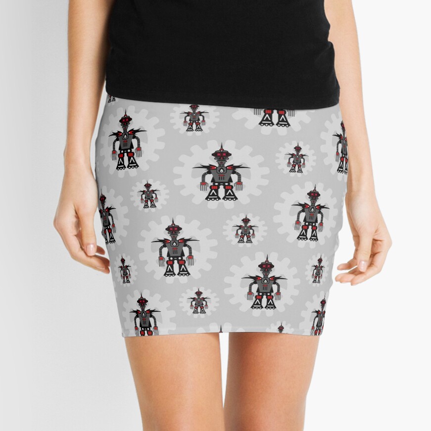 Evil Robot Mini Skirt