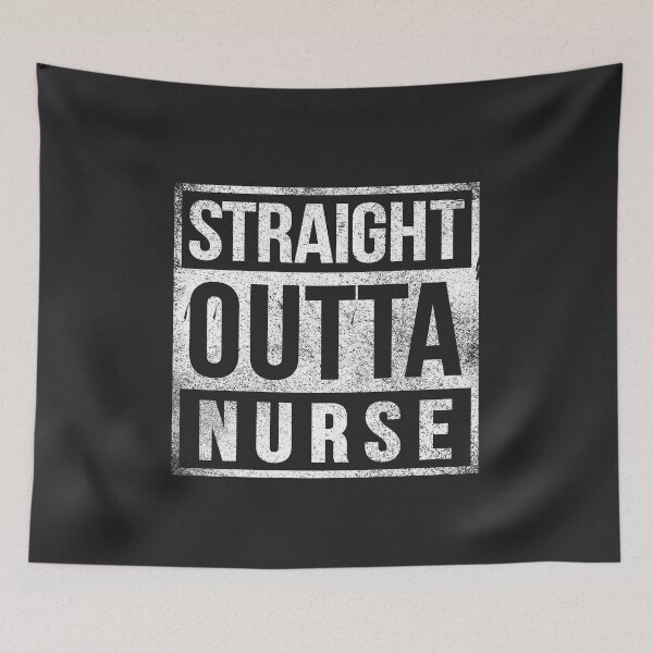 Item preview, Straight Outta nurse designed and sold by SamMeow.