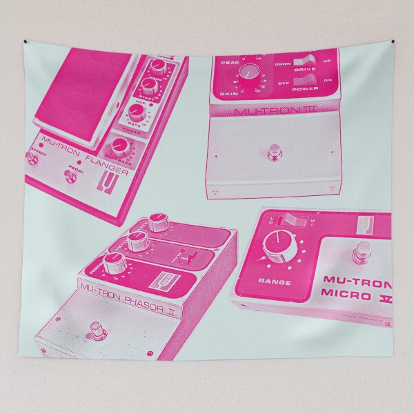 Item preview, Mu-Tron Vintage Effects Pedal Design  designed and sold by AestheticNow.