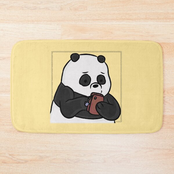 Item preview, Texting Panda (Grain Texture) designed and sold by RoserinArt.