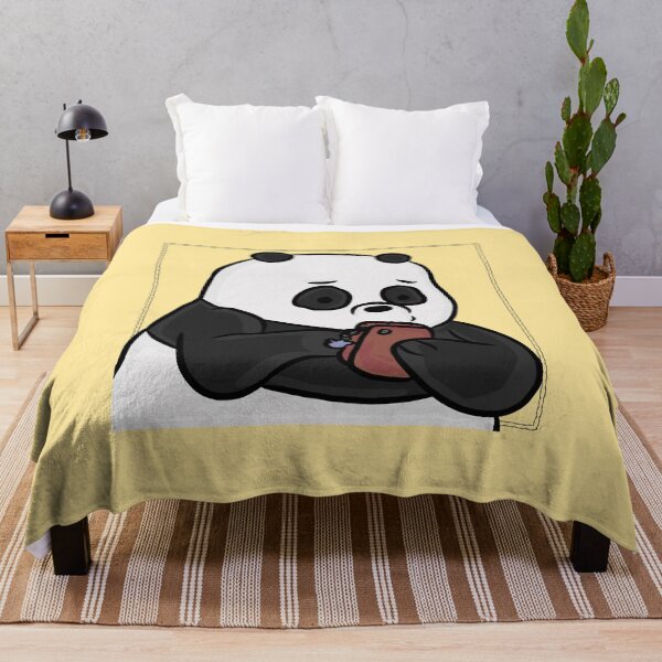 Item preview, Texting Panda (Grain Texture) designed and sold by RoserinArt.