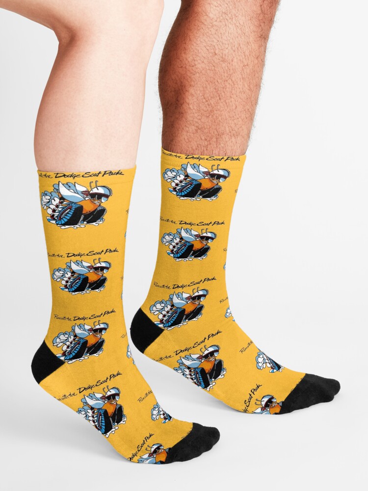 Alternate view of Dodge Scat Pack Shirt, Sticker Hoodie & Decal Socks