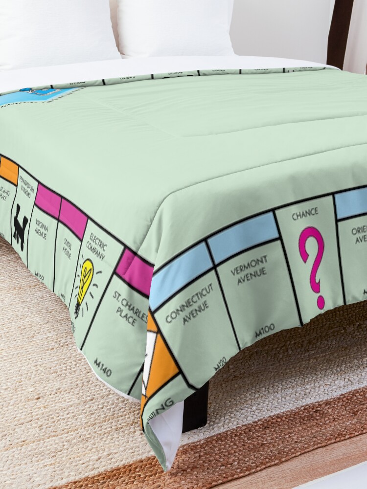 "Board Game Board monopoly" Comforter by emelineclare Redbubble