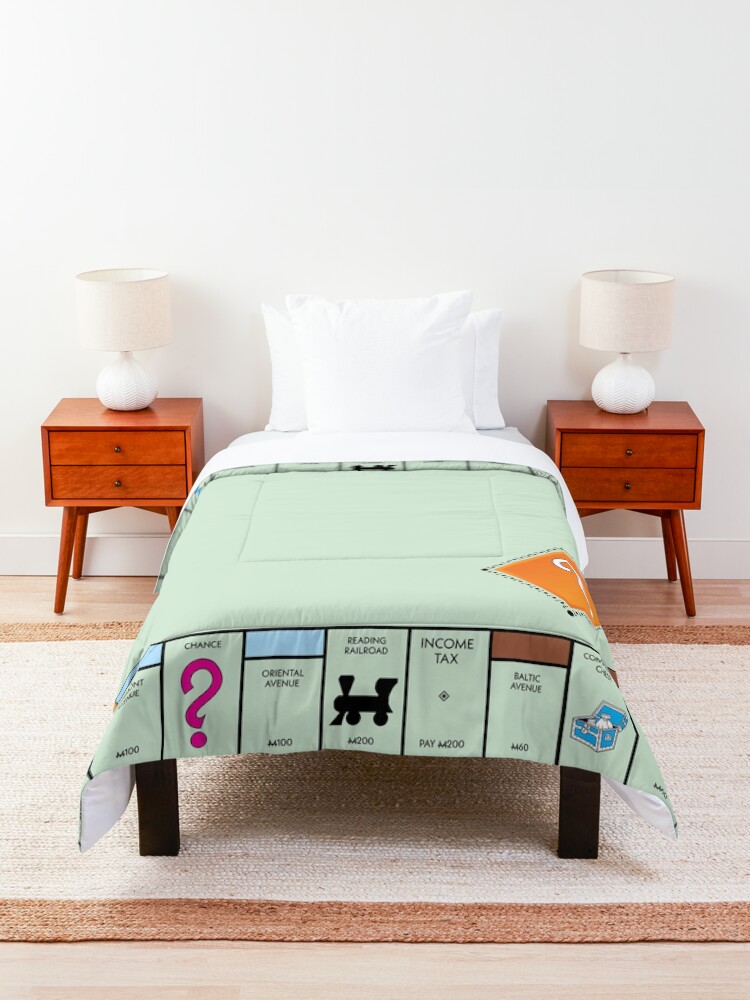 "Board Game Board monopoly" Comforter for Sale by emelineclare Redbubble