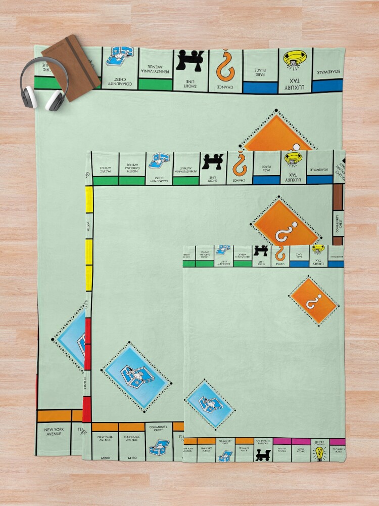 original monopoly board table cloth