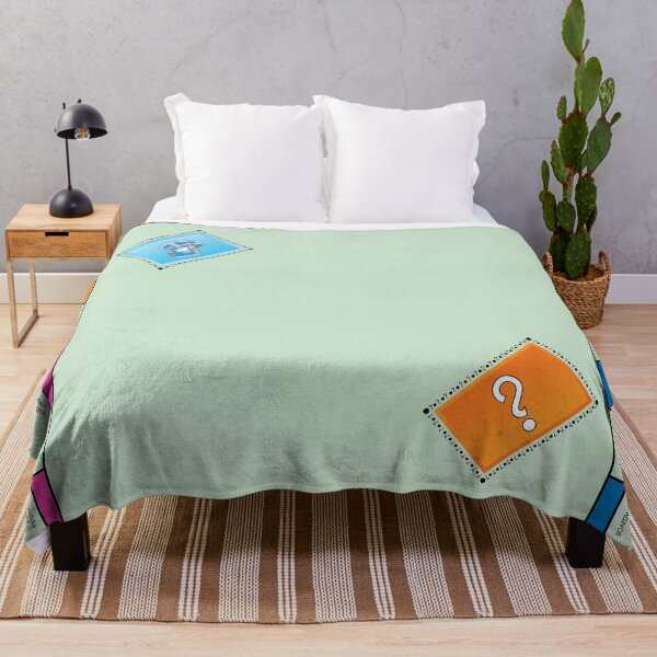 Board Game Board- monopoly Throw Blanket
