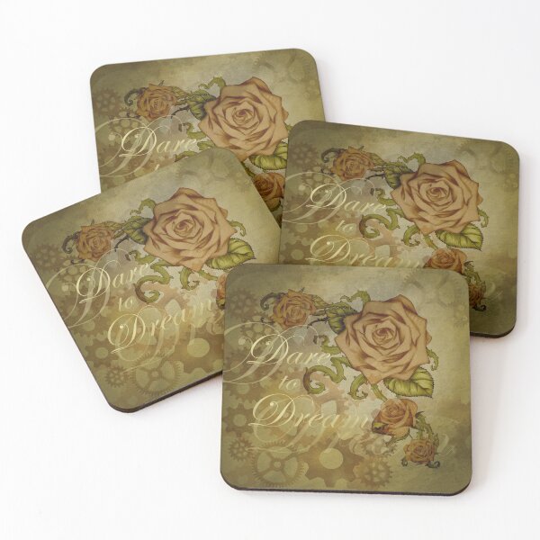 Item preview, Roses and Gears, Dare to Dream designed and sold by SuspendedDreams.