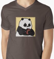 I Miss You - Texting Panda V-Neck T-Shirt