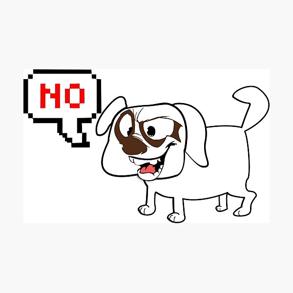 Item preview, Cartoon dog - speech bubble designed and sold by Mr.Epic - Shop.