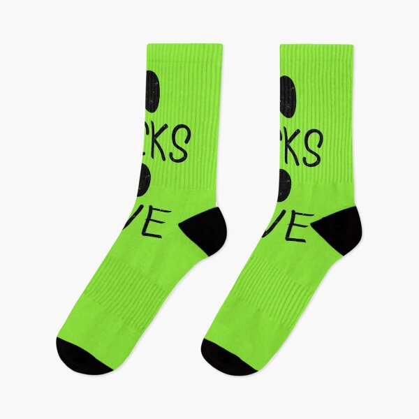 Item preview,  NO FUCKS TO GIVE Funny Rave Green Lime Green designed and sold by SOCKSbySBD.