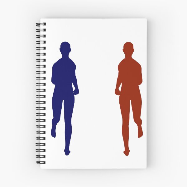 Item preview, Twin Runners Jogging Silhouette designed and sold by Alius Imago.