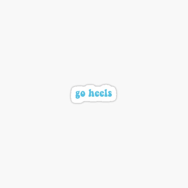 go heels Sticker