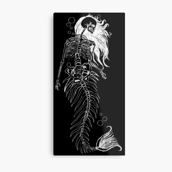 mermaid skeleton tattoo smallbusiness independentartist mermaid ta   TikTok