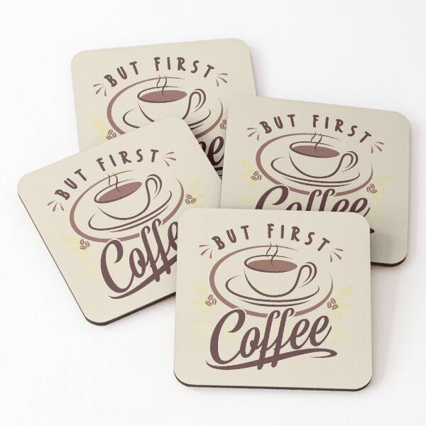 Item preview, But First Coffee designed and sold by dustbrain.
