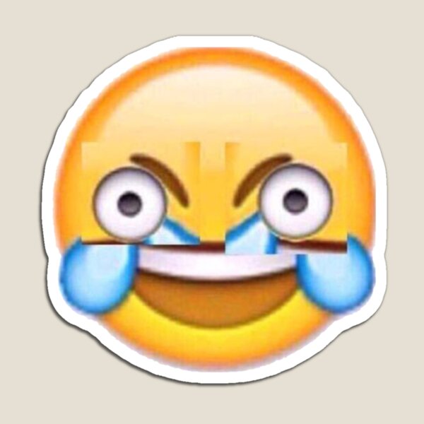 cursed laughing crying emoji | Sticker