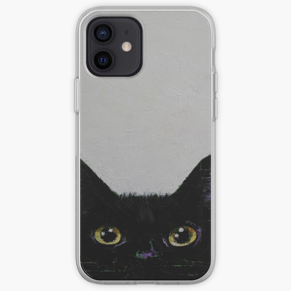 Black Cat iPhone Soft Case