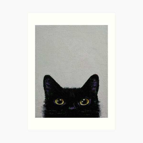 Black Cat Art Print