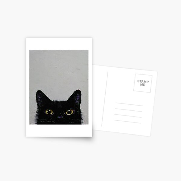 Black Cat Postcard