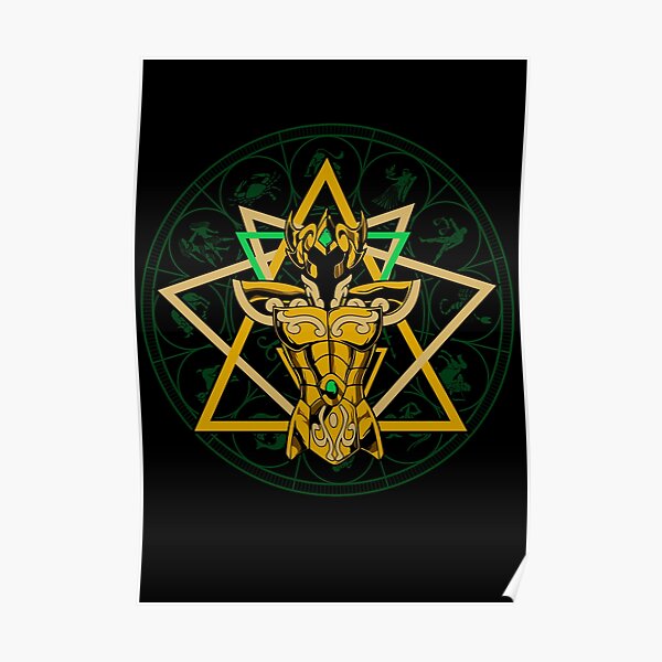Leo Aiolia God Cloth Saint Seiya - Saint au sanctuaire - Saint seiya s'éveillant Poster
