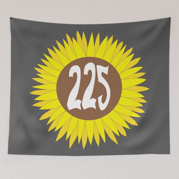 Item preview, Hand Drawn Louisiana Sunflower 225 Area Code designed and sold by itsrturn.