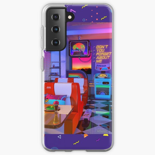 Retrowave Dine & Dream Samsung Galaxy Soft Case