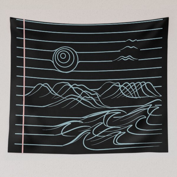 Item preview, OCEAN WAVES NOTEBOOK PATTERN designed and sold by aydapadi.