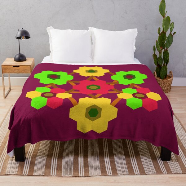 Item preview, Red, Green, Yellow flowers pattern designed and sold by wagnerps.