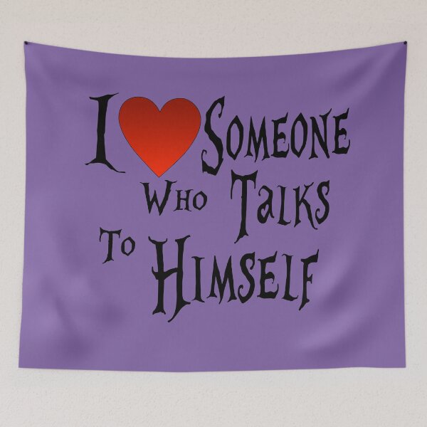 Item preview, I Love Someone Who Talks To Himself ( Neurodiversity ) designed and sold by AnJAutismWorld.