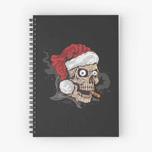 Item preview, Skull Santa Claus smoke designed and sold by Zeebble Art.