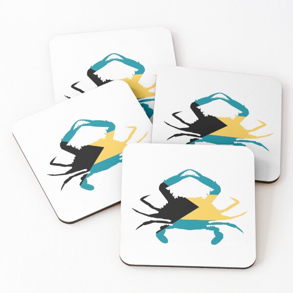 Item preview, The Bahamas Crab Flag designed and sold by wickedcartoons.