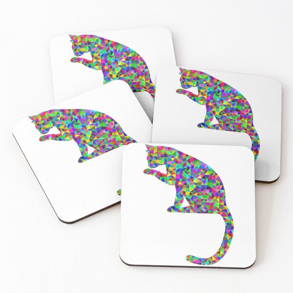 Item preview,  colourful cat art  designed and sold by Animalhead.
