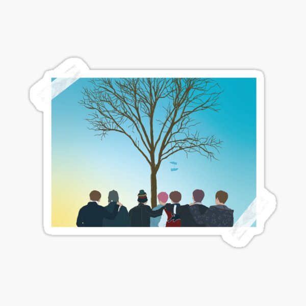 Día de primavera - BTS Pegatina