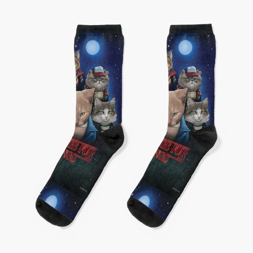 Strange Fur Things Socks