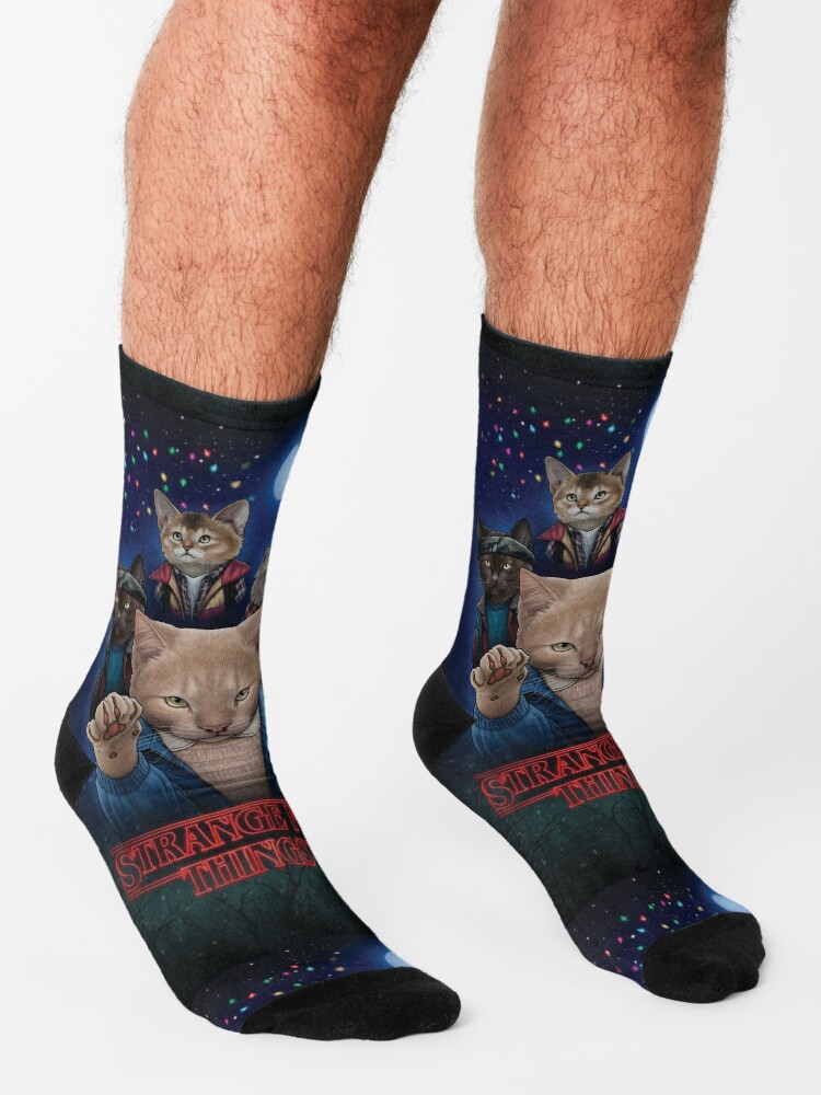 Alternate view of Strange Fur Things Socks