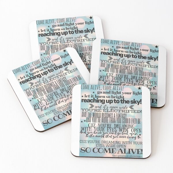 Item preview, Come Alive Lyrics (Bokeh) - The Greatest Showman designed and sold by SamanthaLee33.