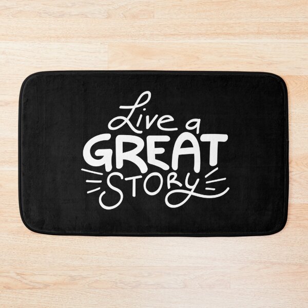 Item preview, Live a great story typography text art quote by Word Fandom - wordfandom designed and sold by Kerry Pritchard.