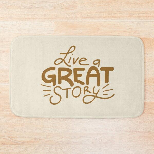 Item preview, Live a great story typography text art quote by Word Fandom - wordfandom designed and sold by Kerry Pritchard.