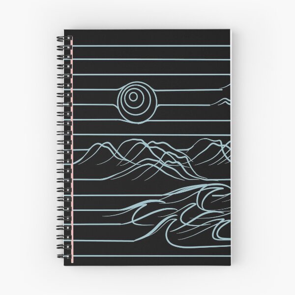 Item preview, OCEAN WAVES NOTEBOOK PATTERN designed and sold by aydapadi.