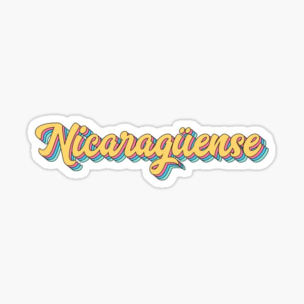 Item preview, Nicaragüense Retro Yellow designed and sold by modeoftravel.