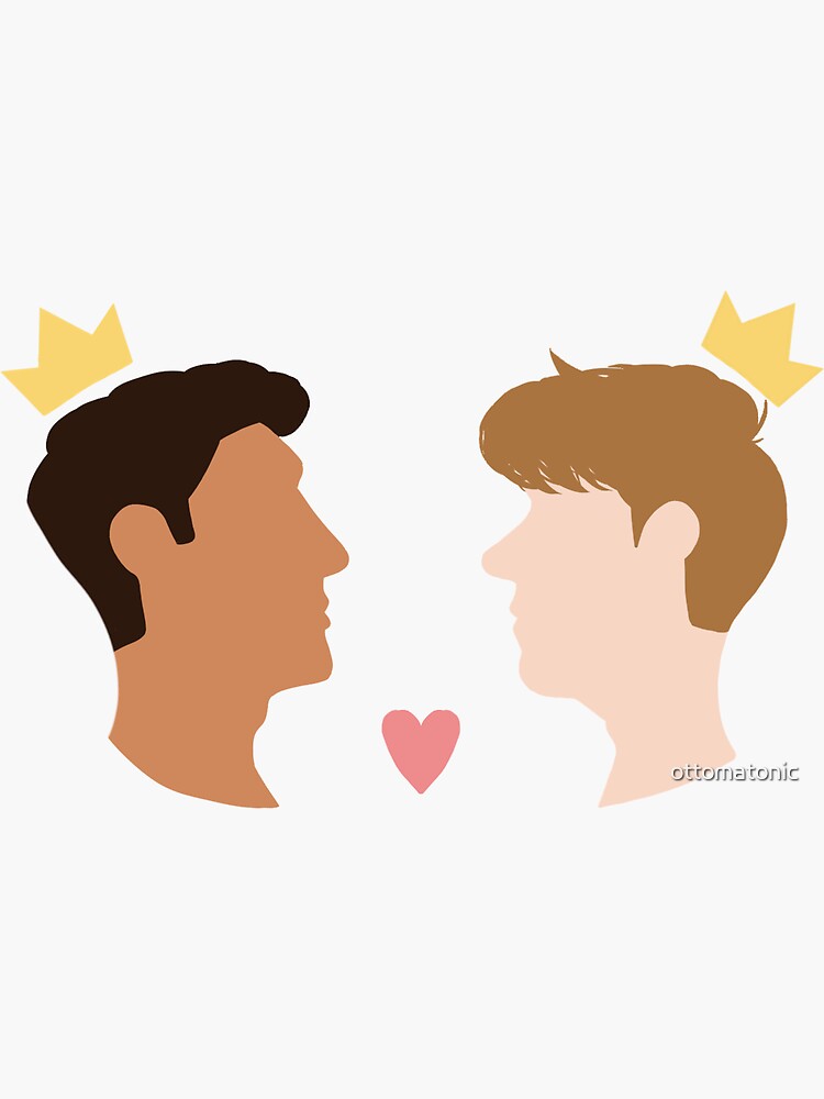"Rupert and Amir" Sticker for Sale by ottomatonic Redbubble
